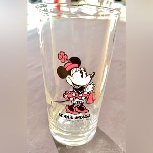 Minnie Mouse~Walt Disney Vintage & Rare Collectible Drinking Glass ✨💜💫💖